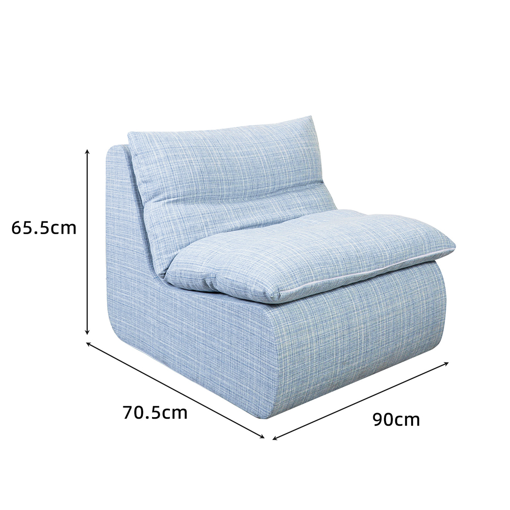 Nullam unum stibadium cum spongia amovibilibus blue Nullam unum stibadium cum spongia amovibilibus blue