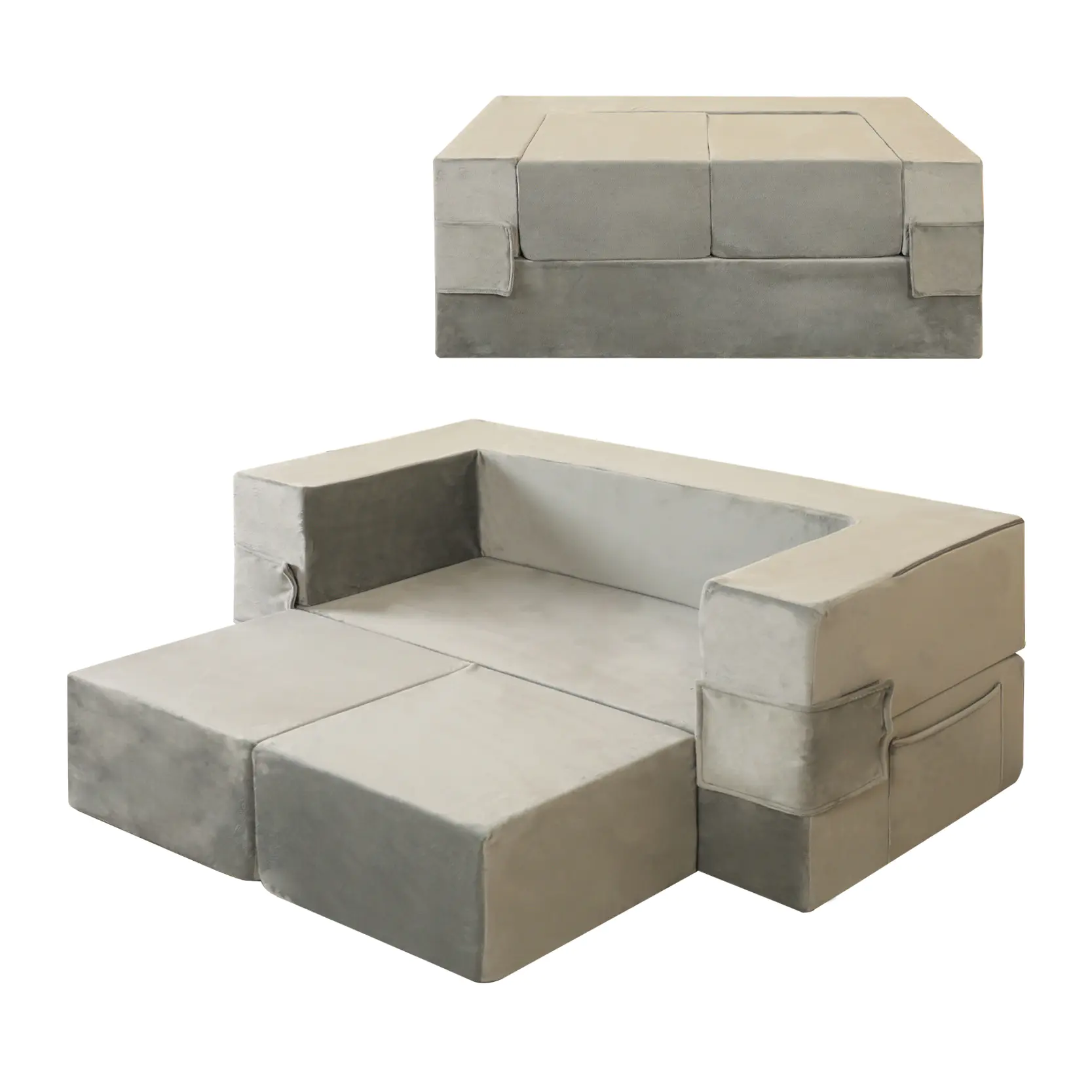 Quattuor pars foldable filiorum aedificium obstructionum stibadium set