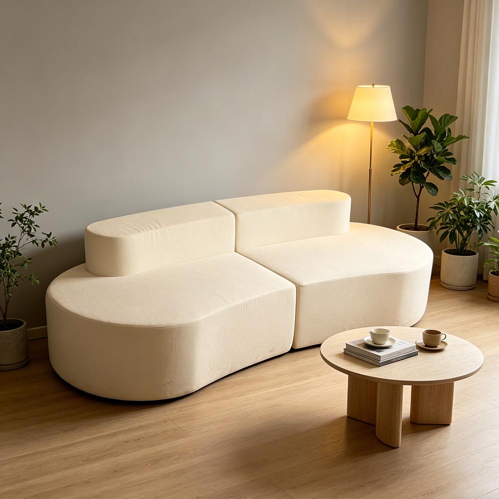 Patchwork duplex stibadium